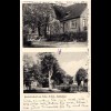 DR 1945, Landpost Stpl. LOHBARBEK über Itzehoe auf Gasthaus sw-AK m. 6 Pf.