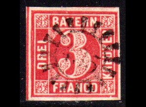 Bayern, MR 435 RÖTTINGEN auf breitrandiger 3 Kr.