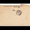 Generalgouvernement 1940, 4 Marken auf Einschreiben Brief v. TOMASZOW-Maz.