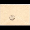 Luxemburg 1940, 3 Marken+DR 4 Pf. WHW auf Einschreiben-Express Brief v. Diekirch
