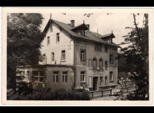 Waldhaus Hirschsprung, ungebr. sw-AK m. Personen.