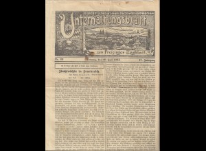 Freising 1924, illustriertes Unterhaltungsblatt zum Freisinger Tagblatt. #1955
