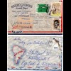 Uruguay 1963/70, 5 Luftpost Briefe n. Deutschland, dabei 2 Einschreiben