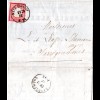 DR 1872, 1 Gr. auf Firmenbrief m. klarem K1 METZ BAHNHOF