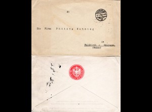 DR 1916, Berlin Reichsamt des Inneren, portofreier Brief n. Baden