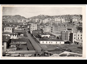 Türkei, Ankara, Umumi Manzara, 1950 gebr. sw-AK