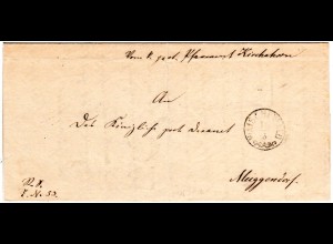 Bayern 1873, K1 Zier Stpl. WAISCHENFELD auf Brief v. Kirchahorn n. Muggendorf.