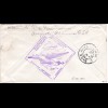 Neufundland 1939, 3 Marken auf Erstflug Brief v. Botwood n. Irland