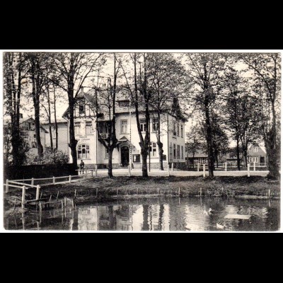 Ahrensburg, Gemeindehaus m. Spar- & Leihkasse, 1909 gebr. sw-AK