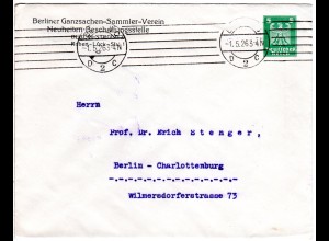 DR 1926, gebr. 5 Pf. Privatganzsache Umschlag Berliner Ganzsachen Sammler Verein