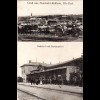 Österreich 1912, Bahnpost-K1 WELS-SIMBACH auf AK Neumarkt-Kallham m. 5 H.