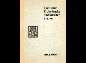 Doberer, K.K., Essais und Probedrucke altdeutscher Staaten, 104 S.