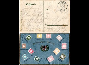 Bayern 1910, Reservestpl. Heising klar auf portofreier Soldaten-AK