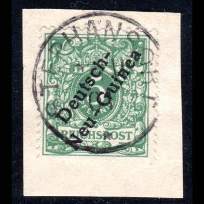 DNG 2, 5 Pf. auf Briefstück m. Stpl. Stephansort