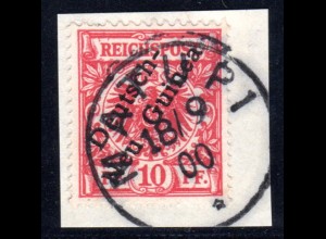 DNG 3, 10 Pf. auf Briefstück m. Stpl. Matupi