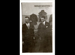 Finnland, Friitala Suomi, Kaufhaus, 1930 m. Polen 30 Gr. v. Poznan gebr. sw-AK