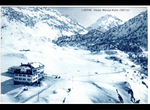 Schweiz, Hotel Maloja-Kulm, 1920 gebr. Photo-AK