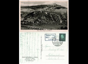 DR 1930, Landpoststpl. SACHSENBURG Heldrungen 2 Land auf sw-AK m. 8 Pf