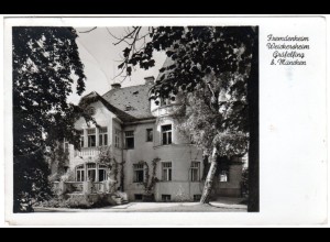 Gräfelfing b. München, Fremdenheim Weickersheim, 1953 gebr. Foto-AK