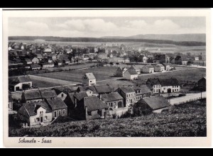 Schmelz - Saar, 1938 gebr. sw-AK m. Stpl. Schmelz-Bettingen über Lebach.