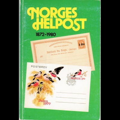 Norges Helpost 1872-1980, Norwegen Ganzsachen Spezialkatalog m. Söknadskort