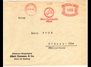DR 1932, 8 Pf. AFS Albert Essmann & Co. auf Firmen Orts-Brief v. Altona-Ottensen
