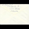 Schweden 1969, Brief v. Kiruna an Kaja Hedin, Schweiz. MeF 7x10 öre