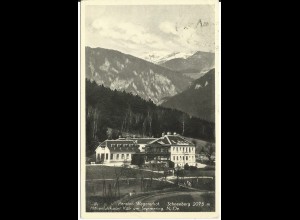 Küb am Semmering, Pension Wegererhof, NÖ, 1938 gebr. sw AK 
