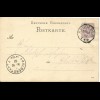 DR 1883, Klaucke Nr.60 "Halberstadt a", Ank.Stpl. auf Ganzsache v. K1 Heudeber
