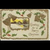 USA 1912, Rotes Kreuz Weihnachten Vignette auf Chistmas AK v. Cleveland 